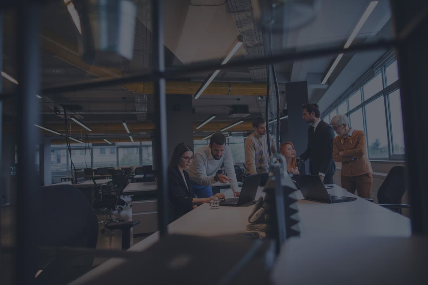 Team in einem modernen Büro